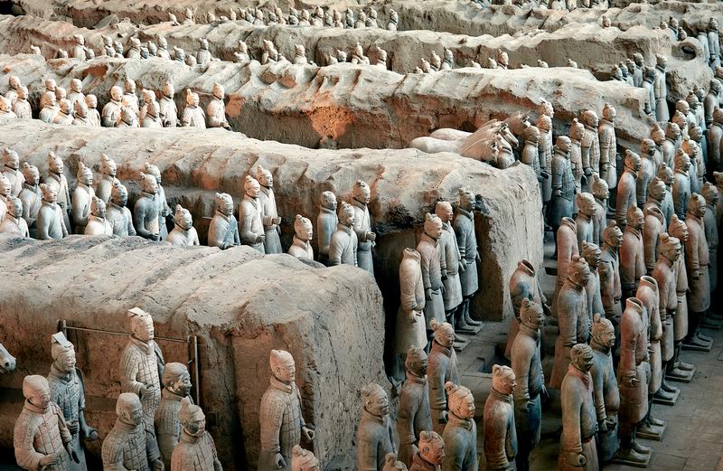 裸俑”真相——汉阳陵出土着衣式陶俑之谜-网上展览-汉景帝阳陵博物院